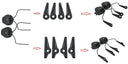 Hearing Protection Tactical Headset ARC Rail Adapters Set