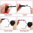 Hearing Protection Tactical Headset ARC Rail Adapters Set