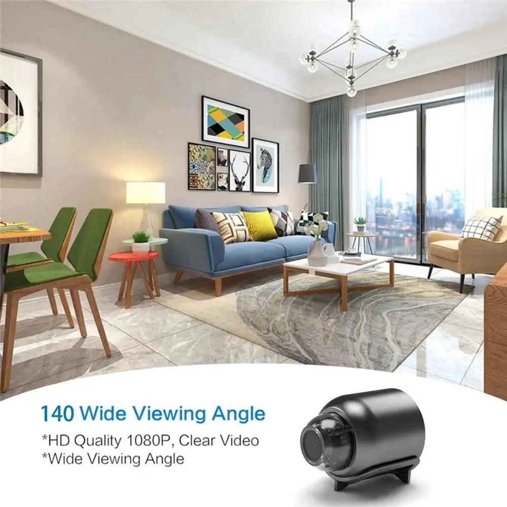1080P HD Mini WiFi Security Camera Night Vision Audio