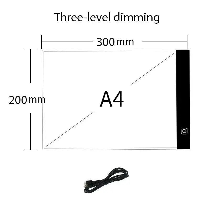 Led Drawing Pad For Kids Creative Educational Art Growth Toy