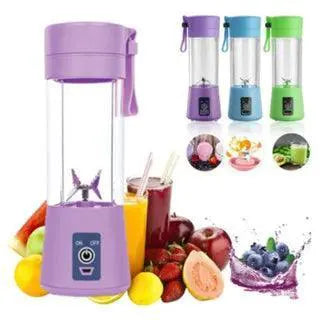 Mini Blender With 6 Blades USB Portable Rechargeable