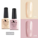 Nude Gel Base Top Coat Set Salon Quality Nail Art Essentials