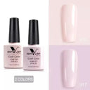 Nude Gel Base Top Coat Set Salon Quality Nail Art Essentials