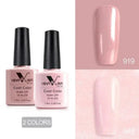 Nude Gel Base Top Coat Set Salon Quality Nail Art Essentials