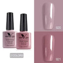 Nude Gel Base Top Coat Set Salon Quality Nail Art Essentials