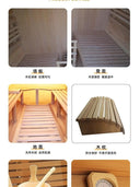 Outdoor Sauna Retreat Wooden Steam Room For Four To Six