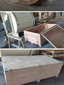 Outdoor Sauna Retreat Wooden Steam Room For Four To Six