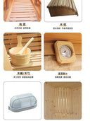 Outdoor Sauna Retreat Wooden Steam Room For Four To Six