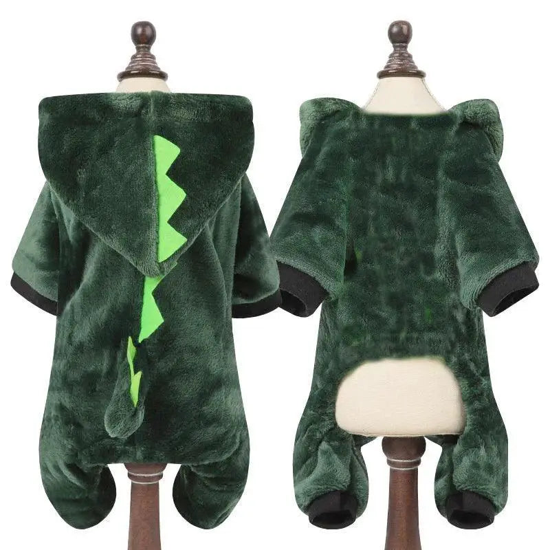 Fleece Pet Jumpsuit For Small Dogs Cats Rabbits Warmth