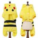 Fleece Pet Jumpsuit For Small Dogs Cats Rabbits Warmth