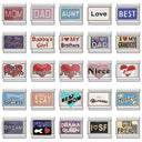 Family Love Stainless Steel Bracelet Kit With Charms