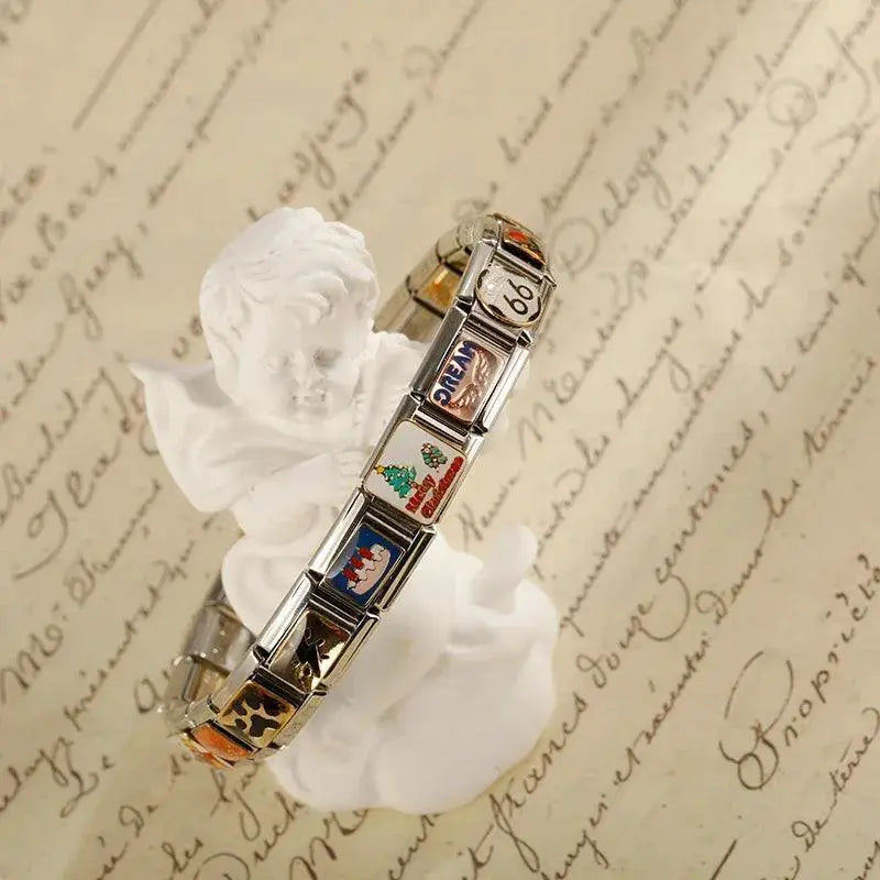 Italian Charm Bracelet Stainless Steel Jewelry Hapiship