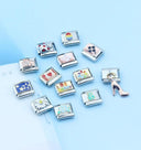 Rainbow Heart Wing Bracelet Kit DIY Jewelry Set Color Lovers