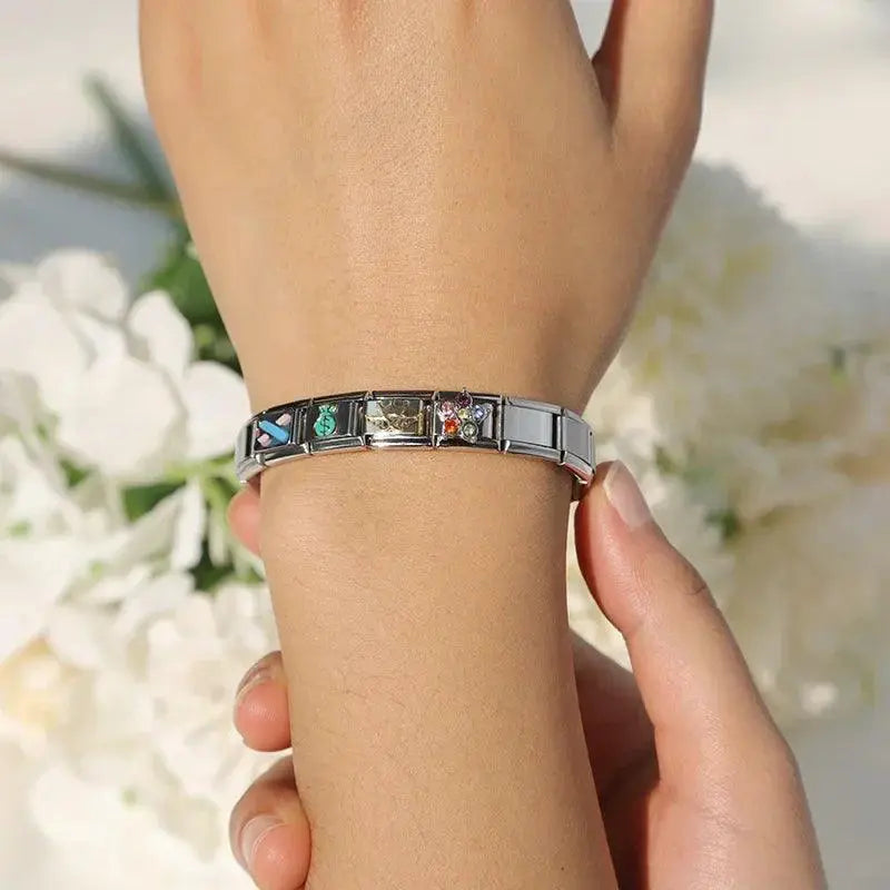 Daisy Moon Star Tree Charm Bracelet Kit Sparkling DIY