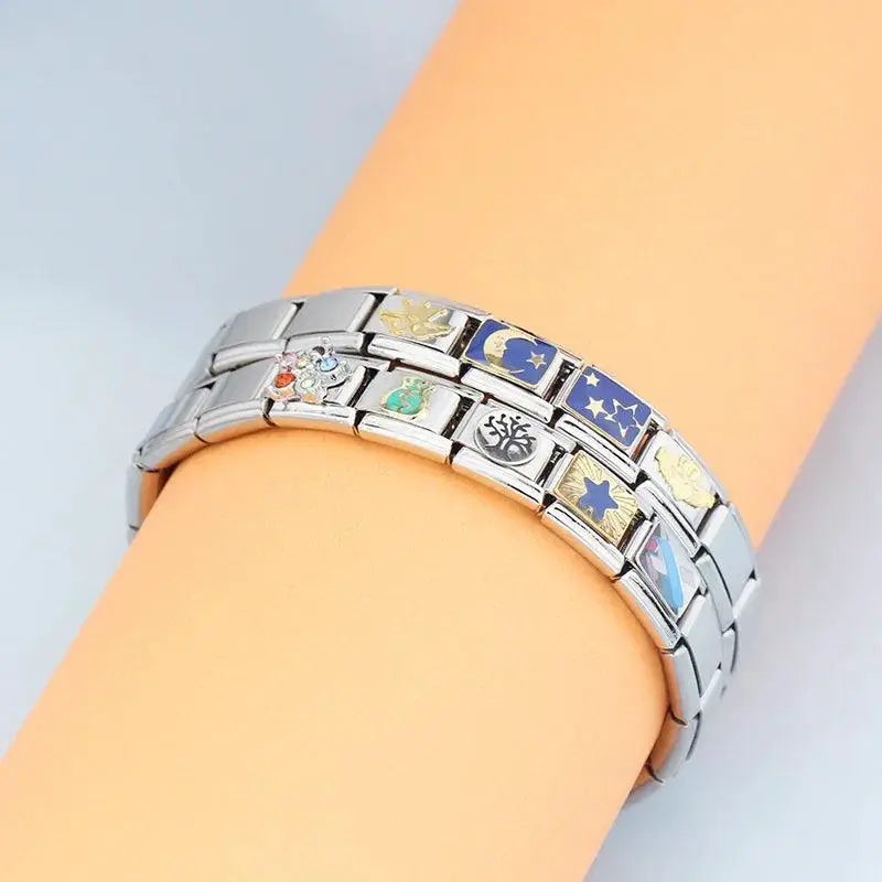Daisy Moon Star Tree Charm Bracelet Kit Sparkling DIY
