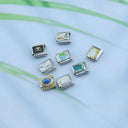 Spider Cat Coffee Charm Stainless Steel Bracelet Italian