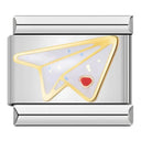 Spider Cat Coffee Charm Stainless Steel Bracelet Italian