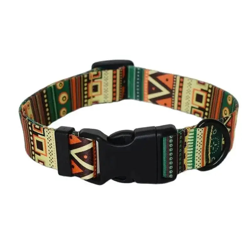 National Style Custom Dog Leash And Collar Set For Pets