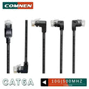 Cat6a 90-Degree Ethernet Cable Slim