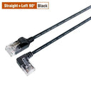 Cat6a 90-Degree Ethernet Cable Slim