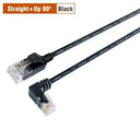 Cat6a 90-Degree Ethernet Cable Slim