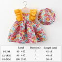 Beach Princess Baby Dress Set For Girls Summer Style