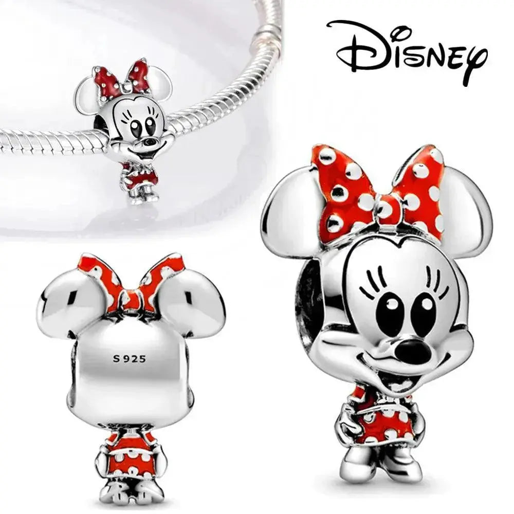 Disney Sterling Silver Character Charm Bracelet 925 Fans