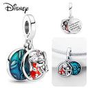 Disney Sterling Silver Character Charm Bracelet 925 Fans