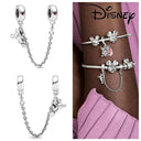 Disney Sterling Silver Character Charm Bracelet 925 Fans