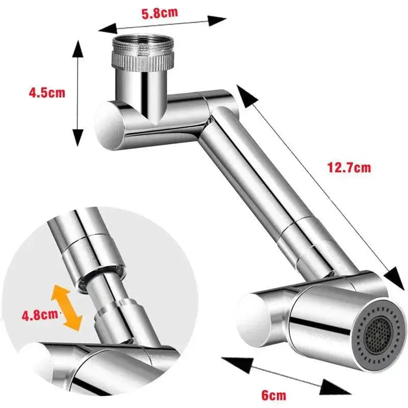 Rotating Metal Faucet Aerator 1440 Degrees Water Saver