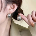 Stainless Teardrop Earrings for Women Shine