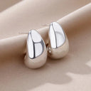 Gold Plated Teardrop Earrings Shine