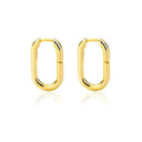 Gold Plated Teardrop Earrings Shine
