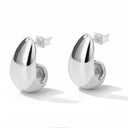 Gold Plated Teardrop Earrings Shine