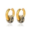 Gold Plated Teardrop Earrings Shine