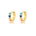 Gold Plated Teardrop Earrings Shine