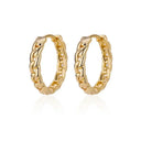 Gold Plated Teardrop Earrings Shine