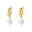 Gold Plated Teardrop Earrings Shine