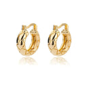 Gold Plated Teardrop Earrings Shine