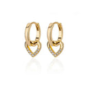 Gold Plated Teardrop Earrings Shine