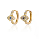 Gold Plated Teardrop Earrings Shine