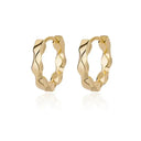 Gold Plated Teardrop Earrings Shine