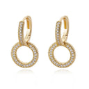 Gold Plated Teardrop Earrings Shine
