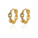 Gold Plated Teardrop Earrings Shine