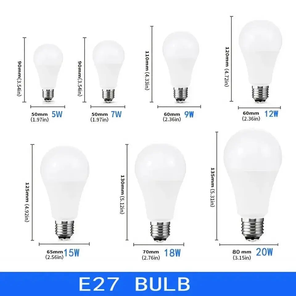 LED Bulb Lamps Energy Efficient Lighting Solutions 3W 6W 9W