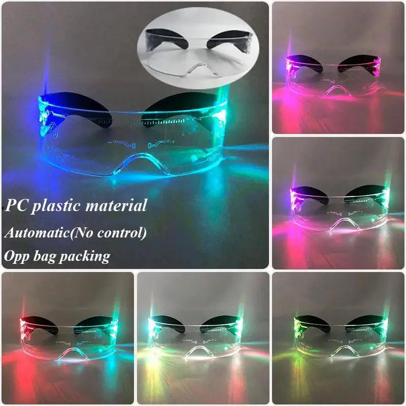 Neon Glow LED Party Glasses Light Up Nightclub Events