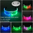 Neon Glow LED Party Glasses Light Up Nightclub Events