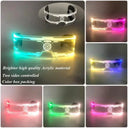 Neon Glow LED Party Glasses Light Up Nightclub Events
