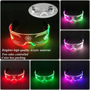 Neon Glow LED Party Glasses Light Up Nightclub Events