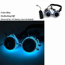 Neon Glow LED Party Glasses Light Up Nightclub Events